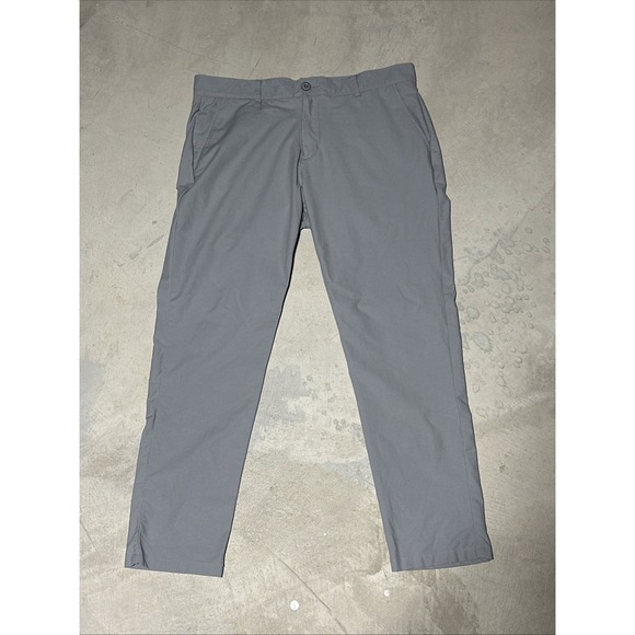Mugsy Jeans Other - Mugsy Pants Men's Jacks Golf Gray Performance Tech Chino Size 36x30 Actual 36x32